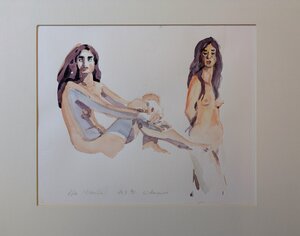 „Rita“, Aquarell, 40 x 50 cm, © Wolfgang Marquart 1990