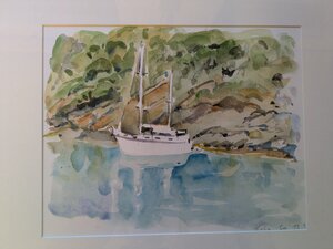 „Ice Queen - Ithaka“, Aquarell, 52,5 x 43 cm, © Wolfgang Marquart 1992