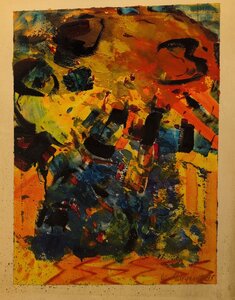 „Chaos und Ordnung“, Öl auf Leinwand, 80 x 60 cm, © Wolfgang Marquart