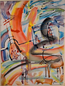 „Im Labyrinth des Lebens“, Öl auf Leinwand mit Rahmen, 64 x 84 cm, © Wolfgang Marquart